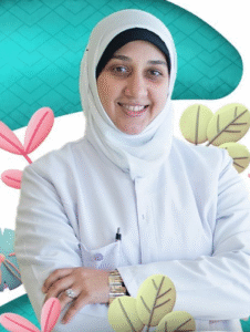 الدكتورة رغدة عبد المنعم طبيبة أسنان في مركز أندلسية لصحة الطفل بجدة