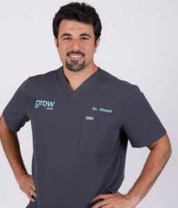 الدكتور أحمد العوضي أخصائي تركيبات وتجميل وزراعة الأسنان بالخرج