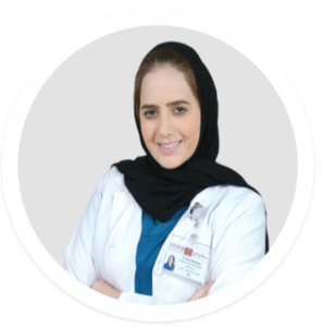 الدكتورة رينا مقدم أخصائية علاج جذور الأسنان في مركز مغربي بالرياض