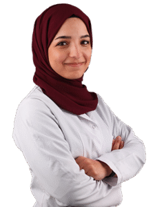 الدكتورة كريمة الزغبي أخصائية جذور وحشوات الأسنان بمجمع أبا الخيل